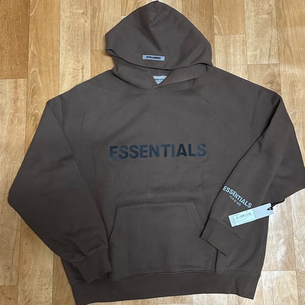 피오갓 에센셜 앞로고 레인드럼 후드 M사이즈 새제품