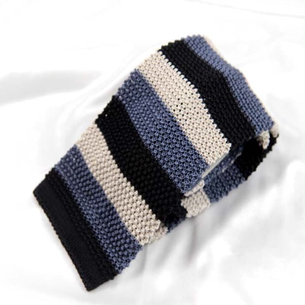 이태리 니트 타이 7.3cm A+등급 남자 넥타이