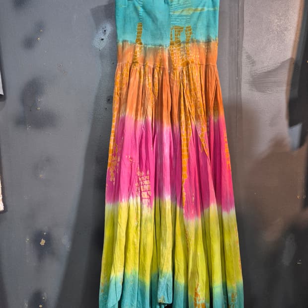 면나염 타이 다이 롱 스커트 55 66