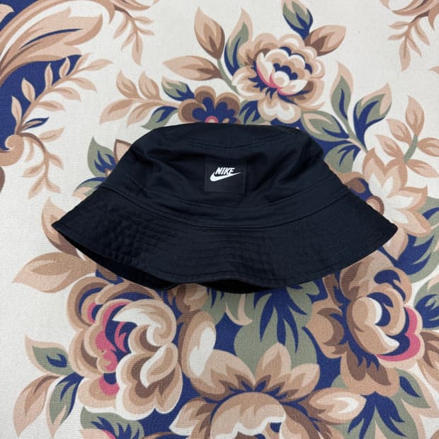 (L-XL)나이키 Nike 코튼 로고 버킷햇(블랙)