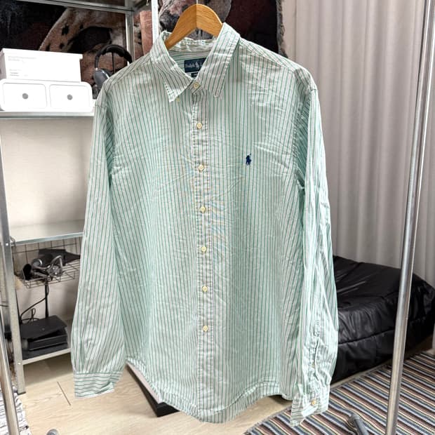 xxl 폴로 스트라이프 셔츠