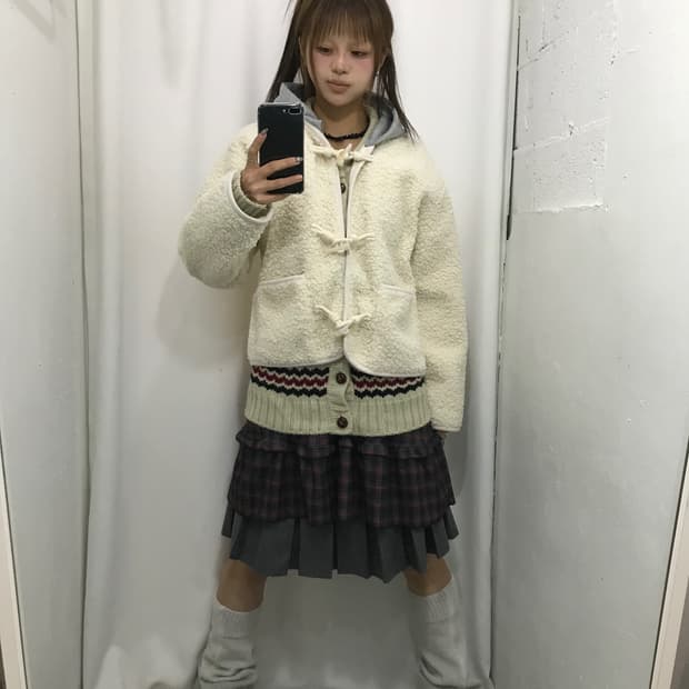 👻겨울 몽글 스쿨룩 코디 세트 👻