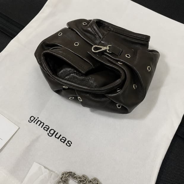 F/ 기마구아스 Pulsera 아일릿 백 브라윤