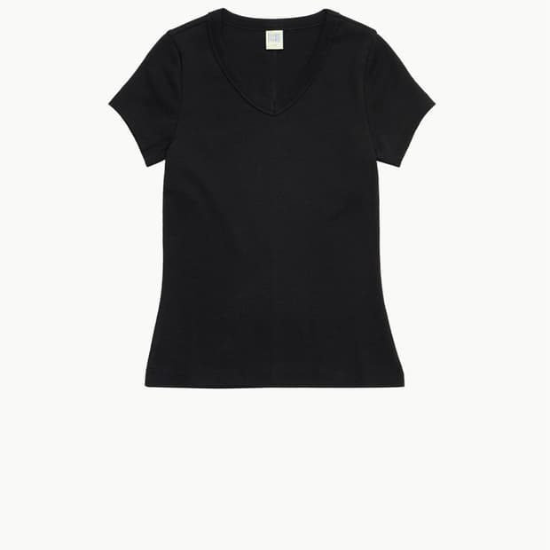 Floreflore  Jill Baby Tee, Black 