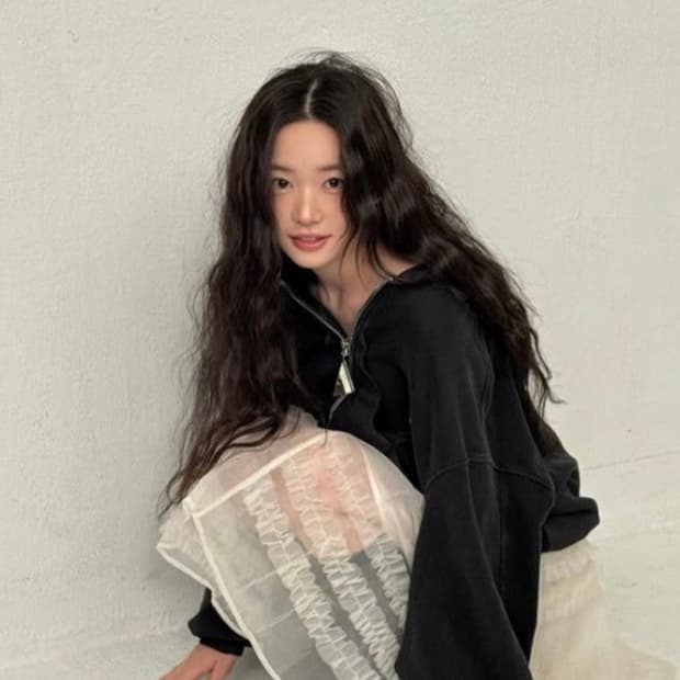 아옵트 오간자 레이어드 스커트