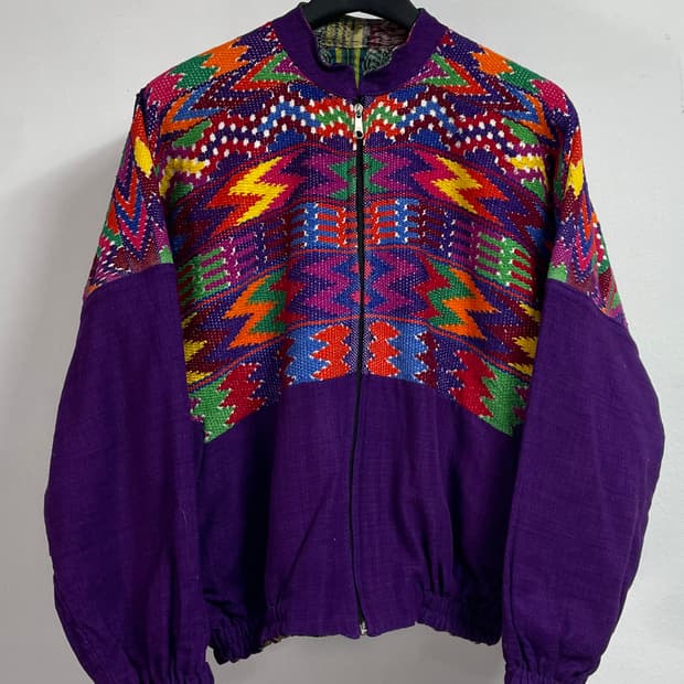 90s 빈티지 Nebaj 자수 리버시블 자켓 (on172)  