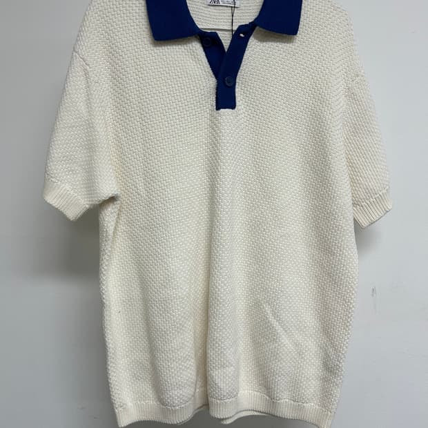 자라 남성 니트 폴로 티셔츠 L,XL