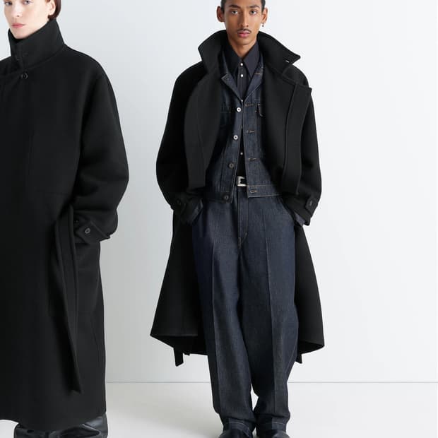 르메르 25AW 랩코트 블랙 