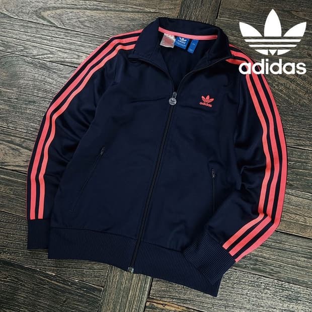 [아디다스] 빅로고 파이어버드 져지 트랙탑 집업 자켓 M19894