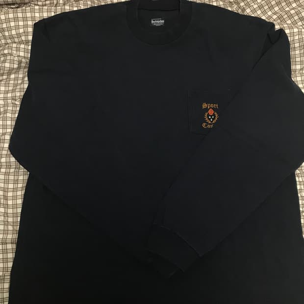 헤리티지플로스 롱슬리브 네이비 m사이즈