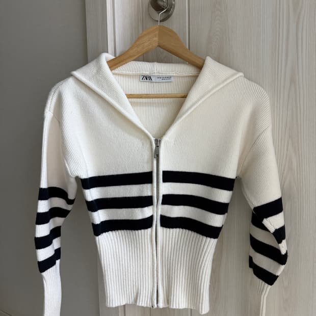 자라 니트집업