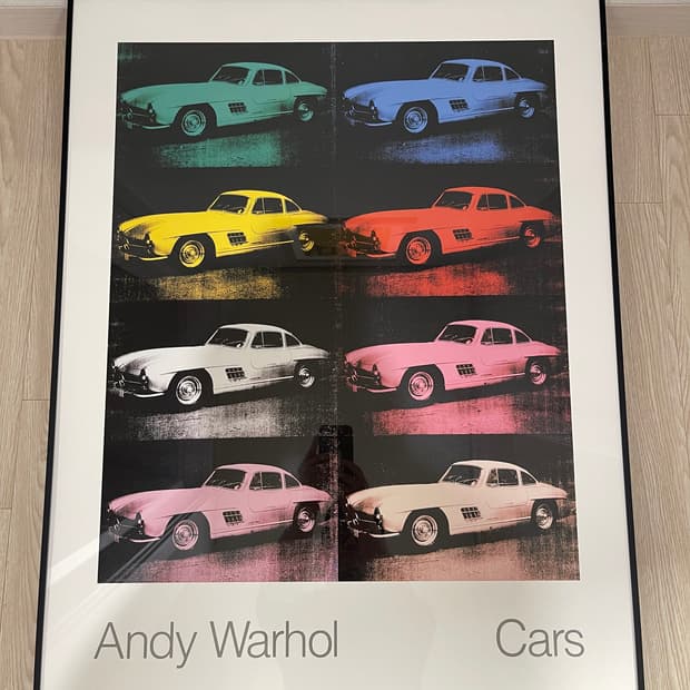 메르세데스 벤츠 x 앤디워홀 아트 포스터 AD1986 BENZ 300