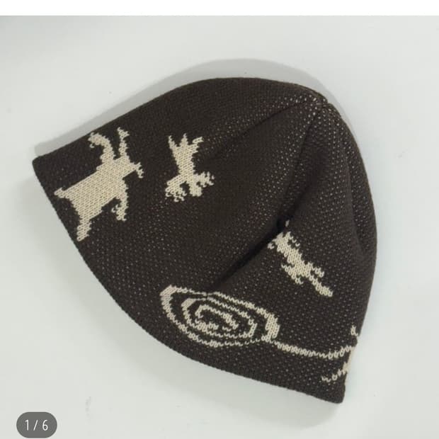(택포) 마스컴퍼니 Fossil beanie(brown) 비니 모자 판매