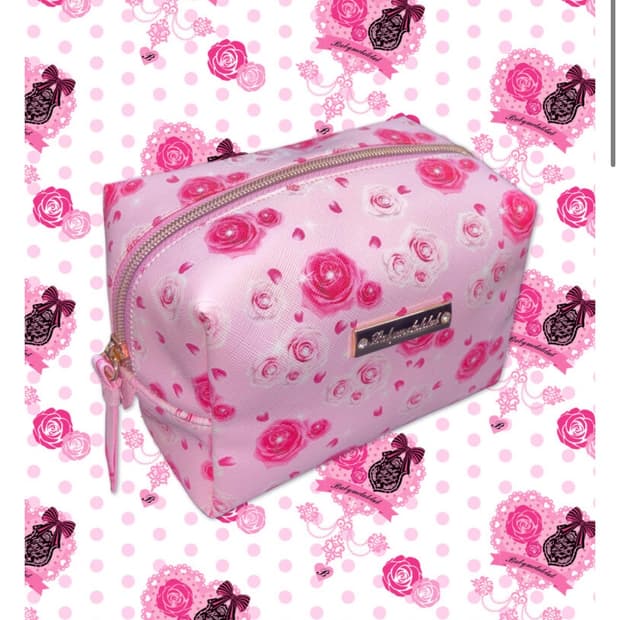 베이비메탈클럽 베메클 로즈 봉봉 파우치 핑크