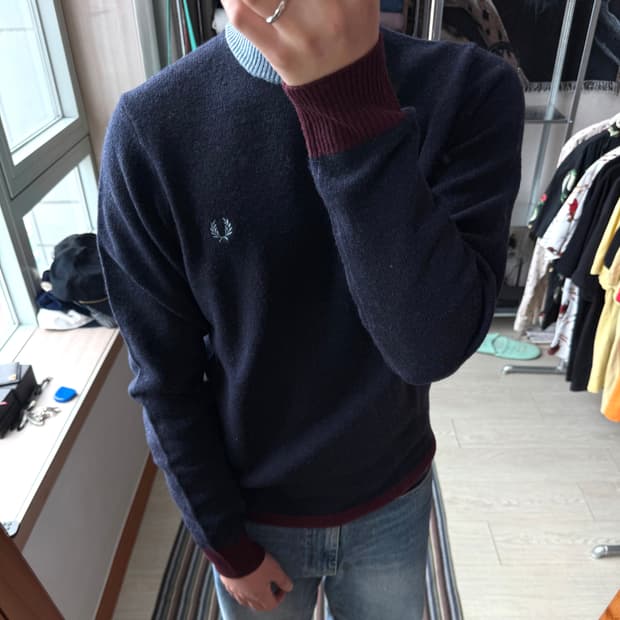 프레드페리 울 니트