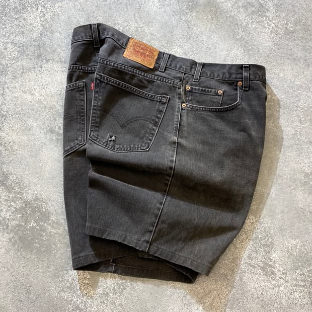 [42] 00s Levi's 560 리바이스 흑청 데님 쇼츠