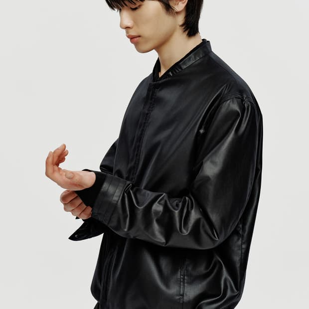 유스 glow zip 블루종