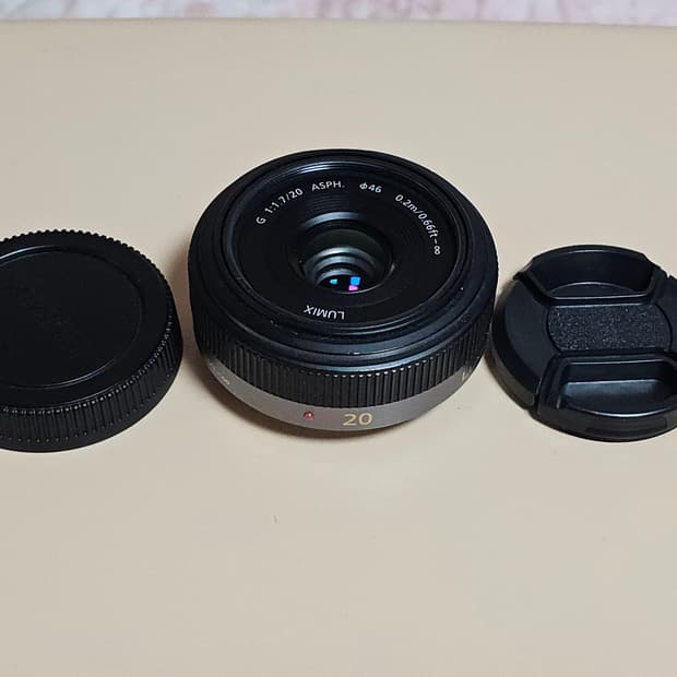 파나소닉 루믹스 G 20mm F1.7 ASPH 렌즈