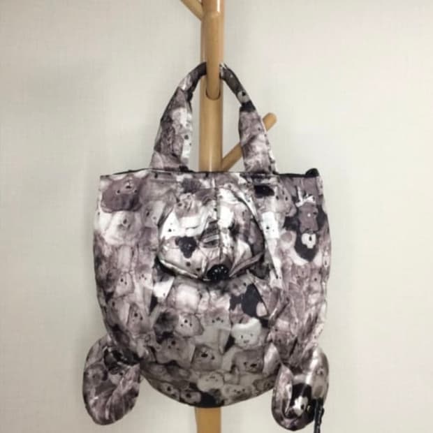 곰돌이 빈티지 토트백