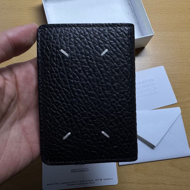 [택포] 마르지엘라 카드지갑 블랙