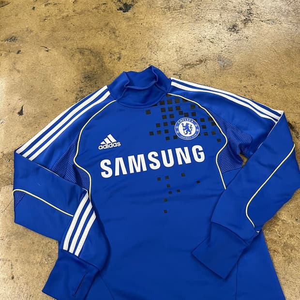 [정품/95] 아디다스 첼시 트레이닝탑 져지 블루 b15