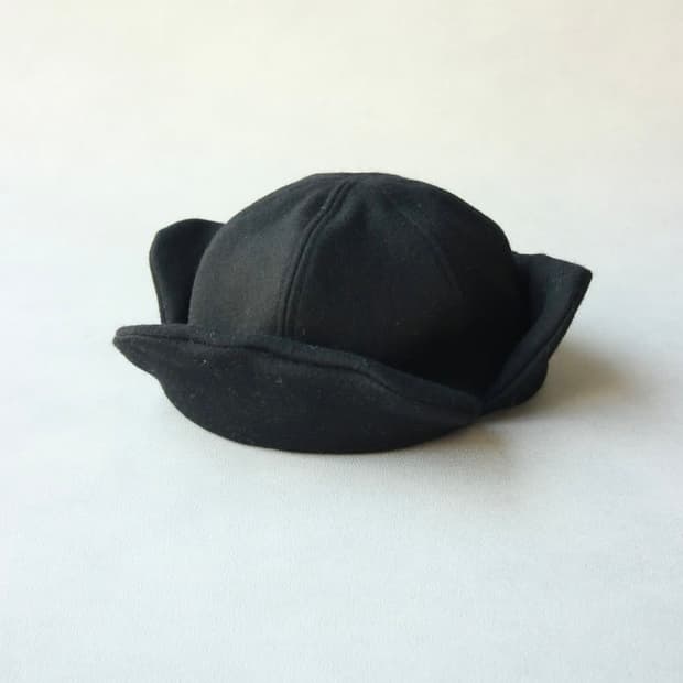 나인테일러 울 이어커프캡 울 트루퍼햇 블랙