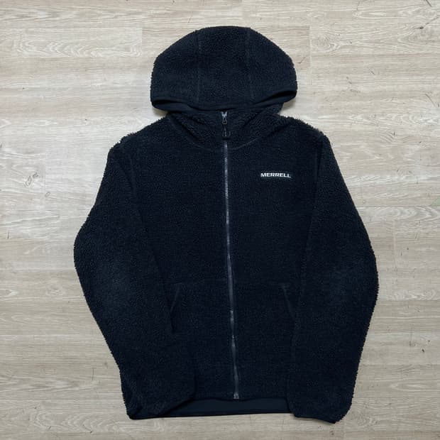 머렐 와펜 뽀글이 후리스 플리스 후드자켓 [블랙] L/100