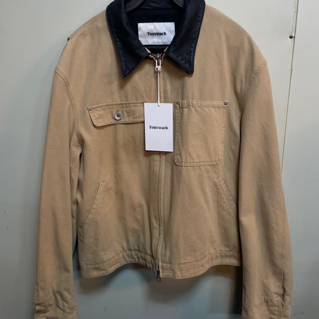 토니웩 레더카라 워크자켓