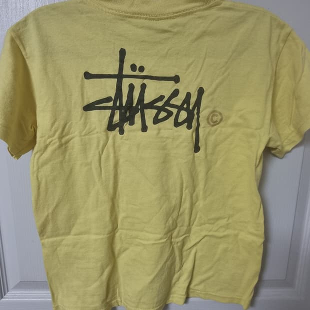 Stussy 라임컬러 여성반팔 L사이즈
