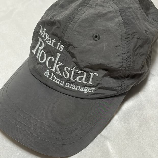 조거쉬 나일론 모자 차콜