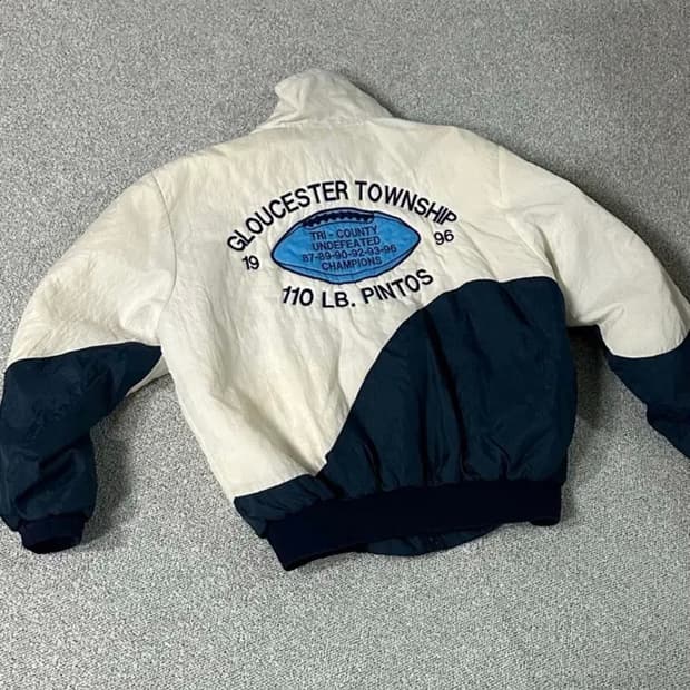 90s 아이스하키 스포츠팀 경량바람막이 XL