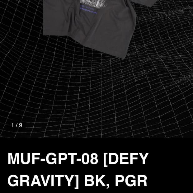 [새상품] 얼터드퓨처 반팔티 MUF-GPT-08 BK
