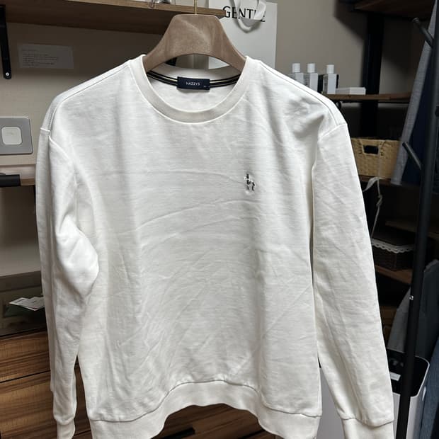 해지스 남성 맨투맨 화이트 (100)  