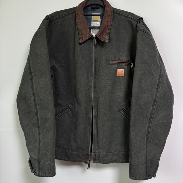칼하트 J97 워크 자켓 다크그린 100-105