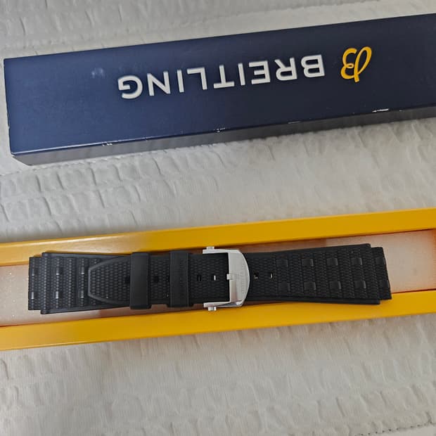 (정품) 브라이틀링 러버밴드 + 디버클 제품(22-20사이즈)