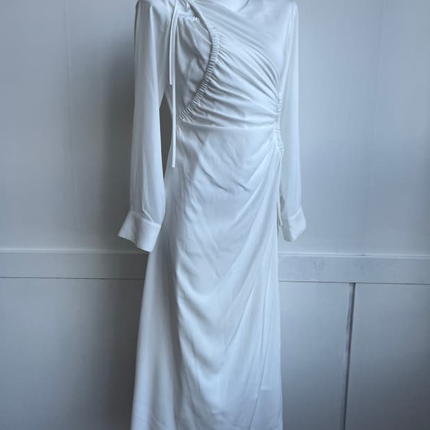 SSESSION 화이트 롱 원피스