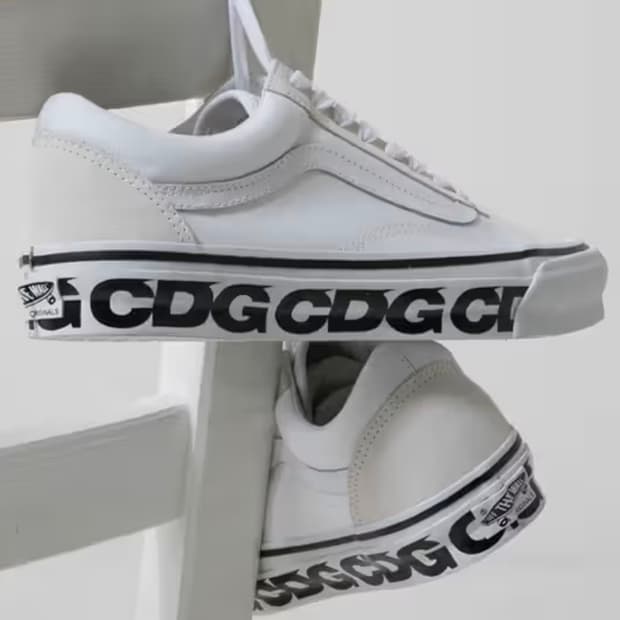 꼼데가르송 x 반스(CDG x Vans) 올드스쿨 화이트 270
