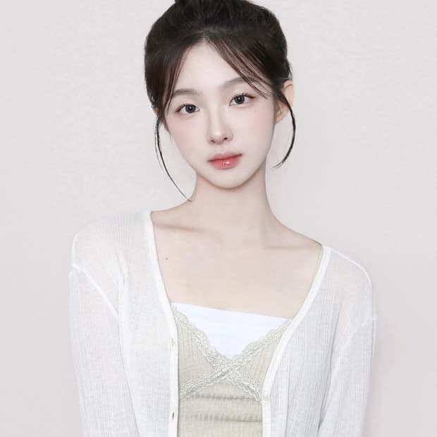 아워캐비넷 plain lace sleeveless 플레인 레이스슬리브리스