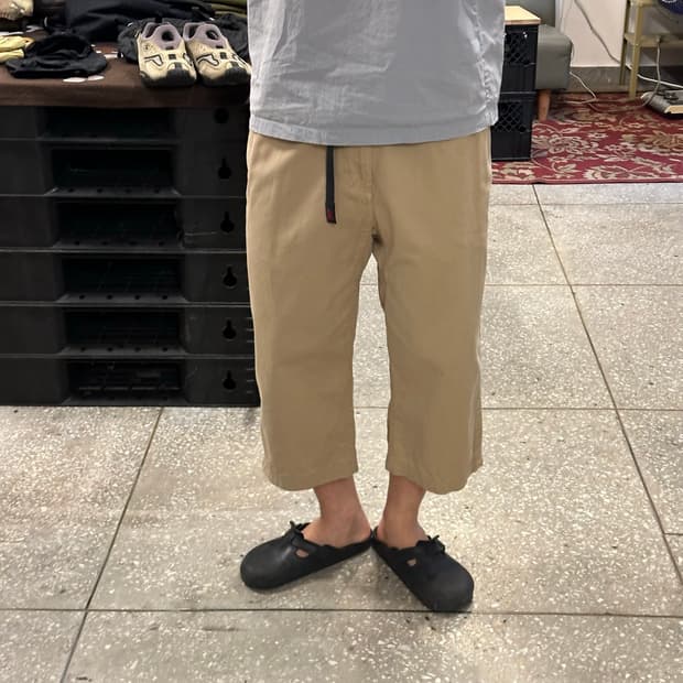 그라미치 미들컷 코튼팬츠