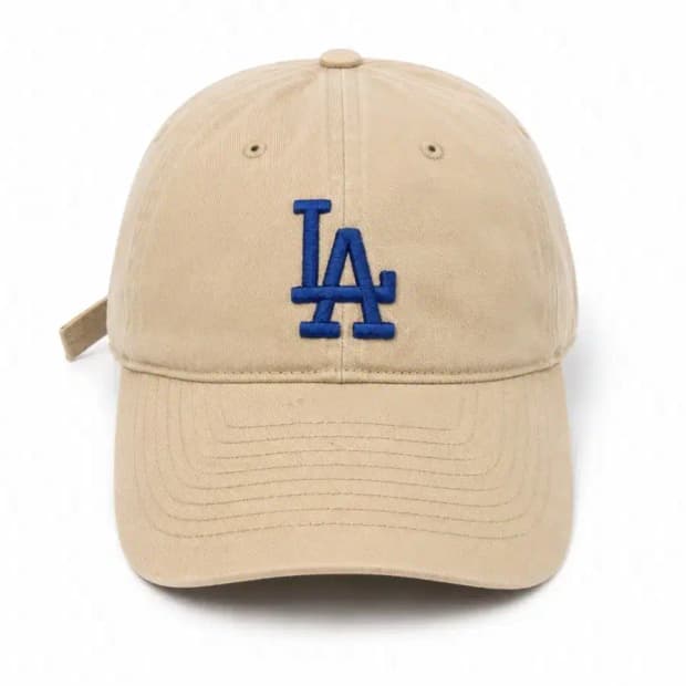 MLB LA 다저스 볼캡 베이지