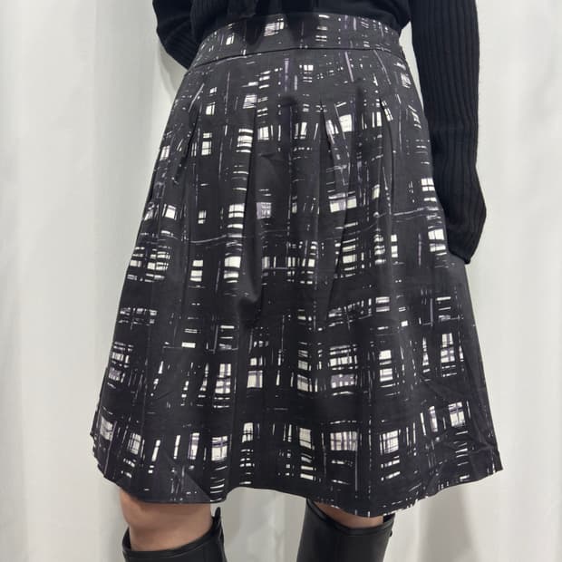 lanvin design midi skirt