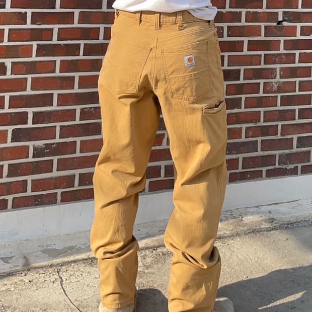 칼하트 카멜 워크 카펜터 팬츠