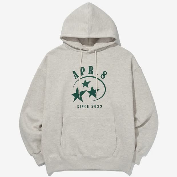 APR8 STAR LOGO HOODIE [6Color]
