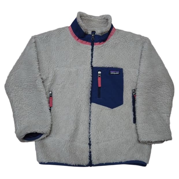 바배) 파타고니아 키즈 레트로 양털 플리스 집업 자켓