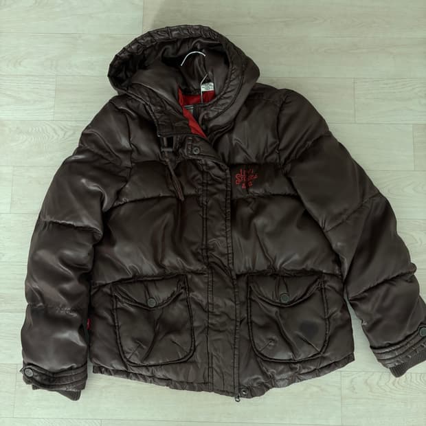 리바이스 빈티지 브라운 패딩