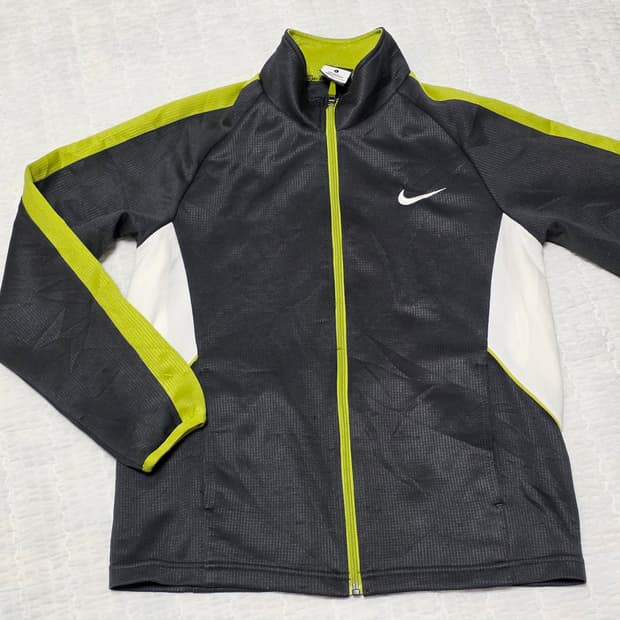 JP) y2k 배색 져지 트랙탑 자켓