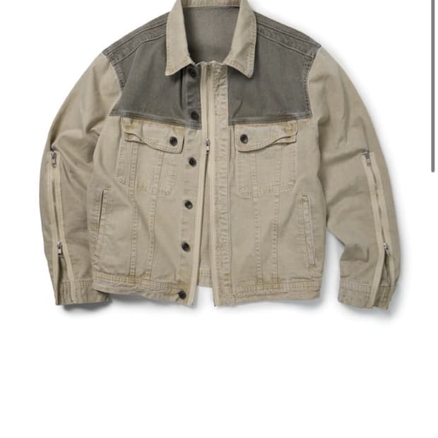ETCE  다이드 자켓 DYED ZIPPER TRUCKER JACKET