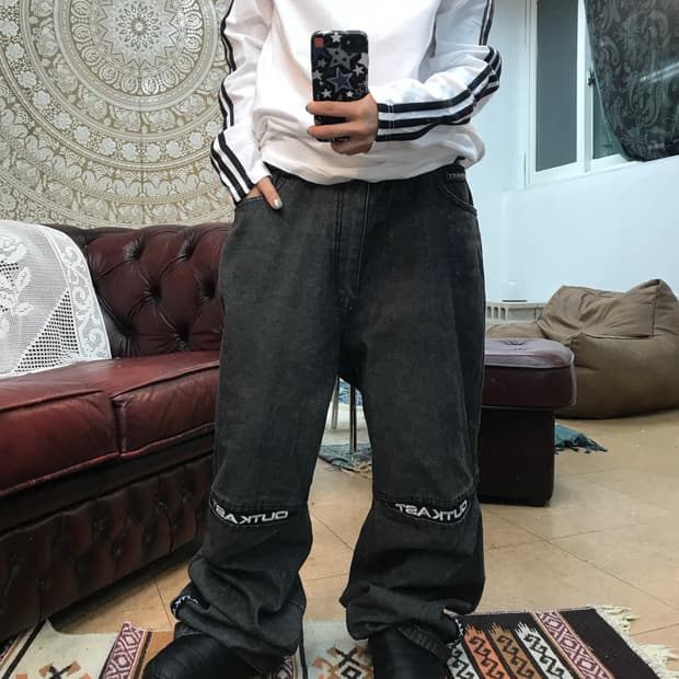 Outkast 빈티지 생지 데님팬츠