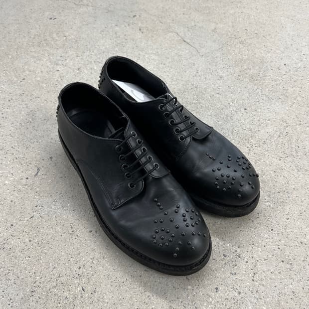 엠포리오 아르마니 스터드 레이스업 더비