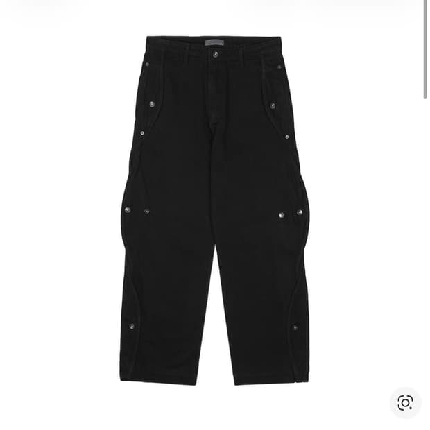산산기어 코튼 웨이브 팬츠 2사이즈 블랙 